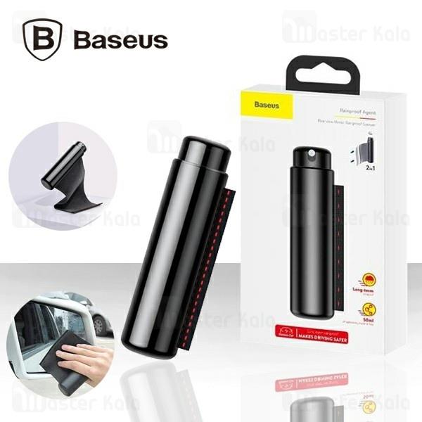 اسپری تمیز کننده و دستمال بیسوس Baseus Rearview Mirror Rainproof Sprayer CRFYJ-01